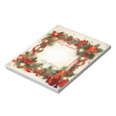 Frohe Weihnachten Notizblock (Rotiert)