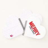 Frohe Weihnachten Notizblock (Innenseite)