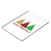 Frohe Weihnachten Notizblock (Linke Seite)