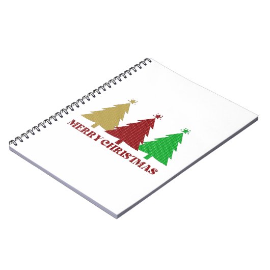 Frohe Weihnachten Notizblock (Linke Seite)