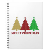 Frohe Weihnachten Notizblock (Vorderseite)