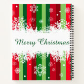 Frohe Weihnachten Notizblock (Rückseite)