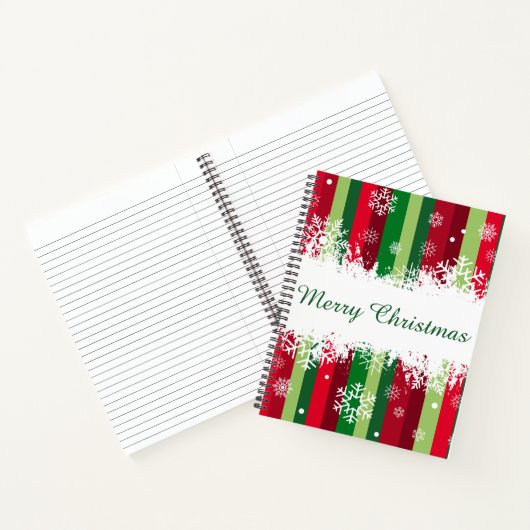 Frohe Weihnachten Notizblock (Innenseite)