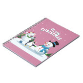 Frohe Weihnachten Notizblock (Linke Seite)