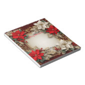 Frohe Weihnachten Notizblock (angewinkelt)