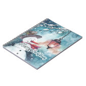 Frohe Weihnachten Notizblock (Linke Seite)