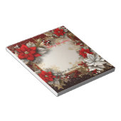 Frohe Weihnachten Notizblock (angewinkelt)