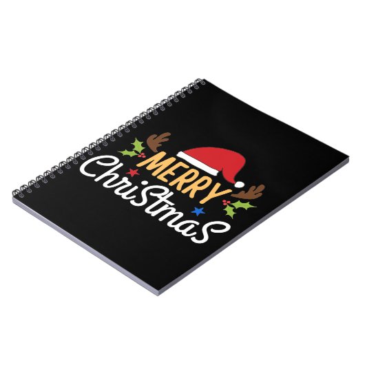 Frohe Weihnachten Notizblock (Linke Seite)