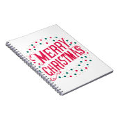 Frohe Weihnachten Notizblock (Rechte Seite)