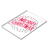 Frohe Weihnachten Notizblock (Linke Seite)