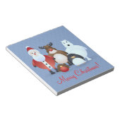 Frohe Weihnachten Notizblock (angewinkelt)