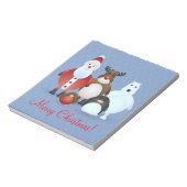 Frohe Weihnachten Notizblock (Rotiert)