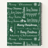 Frohe Weihnachten Notizbuch (Rückseite)