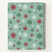 Frohe Weihnachten Notizbuch (Rückseite)