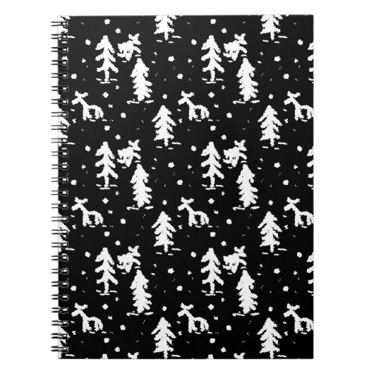 Frohe Weihnachten! Notizbuch Notizblock (Vorderseite)