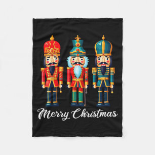Frohe Weihnachten Nussknacker Ballett Festliches W Fleecedecke