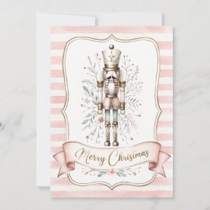 Frohe Weihnachten Nussknacker Karte Band Banner