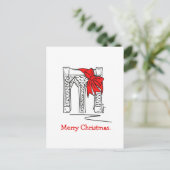 Frohe Weihnachten NYC Brooklyn Bridge New York Cit (Stehend Vorderseite)