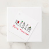 Frohe Weihnachten NYC Gebäude Sehenswürdigkeiten U Geschenkanhänger (Beispiel)