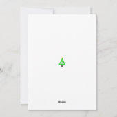 Frohe Weihnachten oder Don't | Weihnachtskarte (Rückseite)