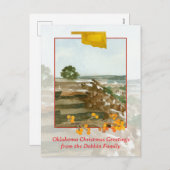 Frohe Weihnachten Oklahoma Black Mesa Personalisie (Vorne/Hinten)