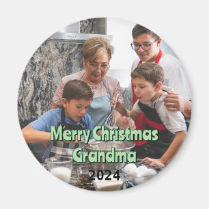 Frohe Weihnachten Oma 2024 Magnet