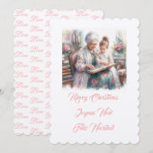 Frohe Weihnachten Oma Einladung (Vorne/Hinten)