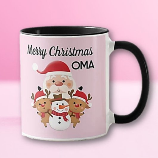 Frohe Weihnachten OMA Geschenk Tasse