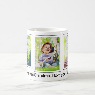 Frohe Weihnachten Oma ich liebe dich 3 Foto Kind Kaffeetasse