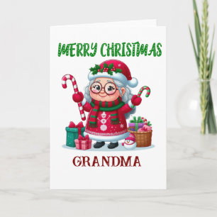 Frohe Weihnachten Oma Karte