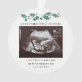 Frohe Weihnachten Oma Schwangerschaft Ultrasound F Ornament (Vorderseite)