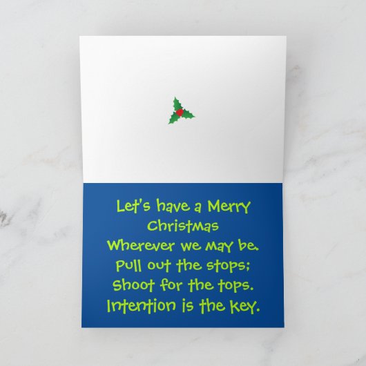 Frohe Weihnachten Oma's oder Bust Personalisiert (Innenseite)