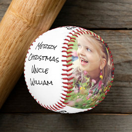 Frohe Weihnachten Onkel Foto Baseball