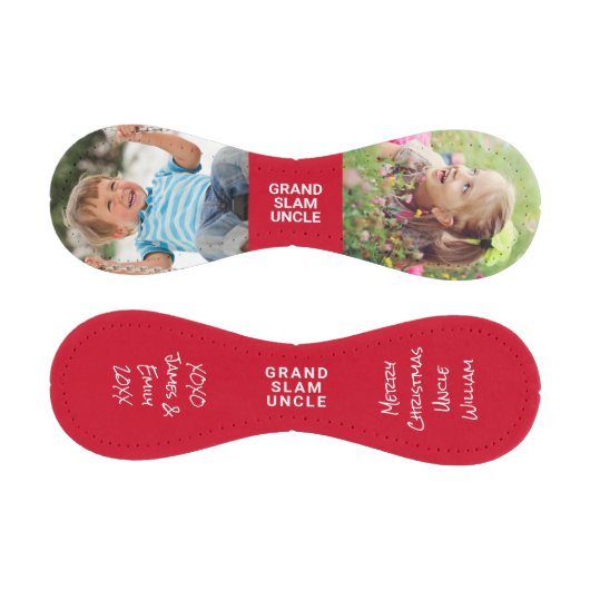 Frohe Weihnachten Onkel Foto Red Baseball (Paneele)