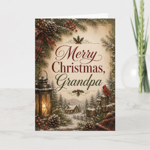 Frohe Weihnachten Opa Karte