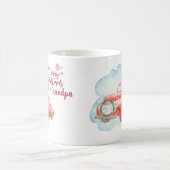 Frohe Weihnachten Opa RED TRUCK Personalisiert Kaffeetasse (Mittel)