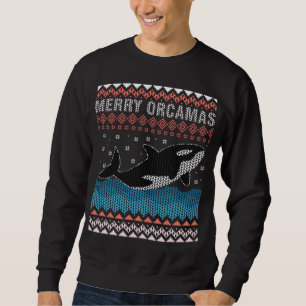 Frohe Weihnachten. Orca Killer Wal Ugge Weihnachte Sweatshirt