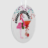 Frohe Weihnachten! Ornament (Vorderseite)