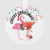 Frohe Weihnachten! Ornament (Vorderseite)