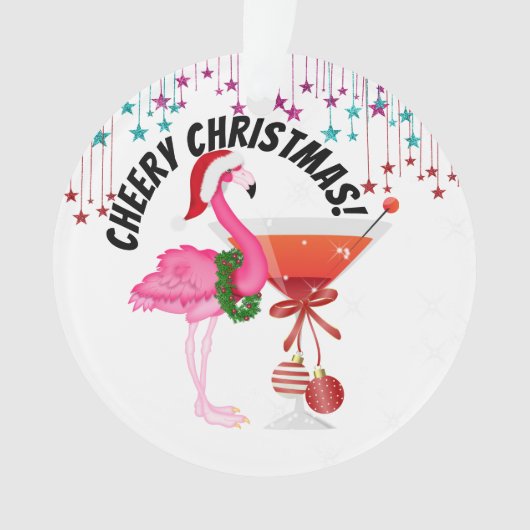 Frohe Weihnachten! Ornament (Vorderseite)