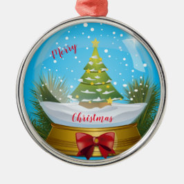 Frohe Weihnachten Ornament Aus Metall