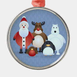 Frohe Weihnachten Ornament Aus Metall