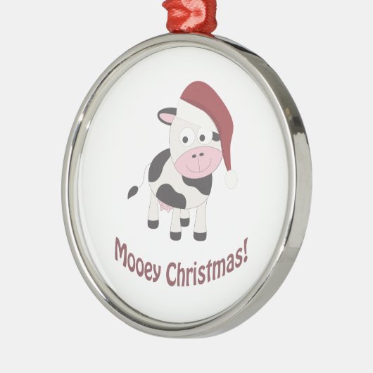 Frohe Weihnachten! Ornament Aus Metall (Links)