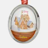 Frohe Weihnachten Ornament Aus Metall (Links)