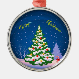 Frohe Weihnachten Ornament Aus Metall