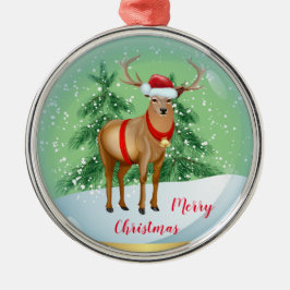 Frohe Weihnachten Ornament Aus Metall