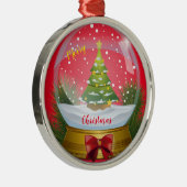 Frohe Weihnachten Ornament Aus Metall (Rechts)