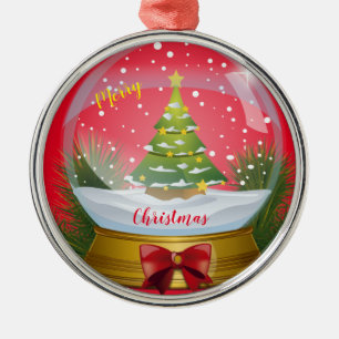 Frohe Weihnachten Ornament Aus Metall