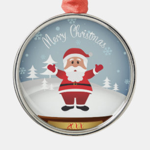 Frohe Weihnachten Ornament Aus Metall