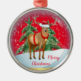 Frohe Weihnachten Ornament Aus Metall